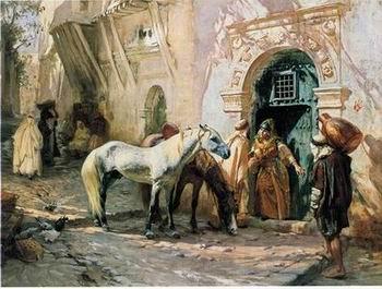 unknow artist Arab or Arabic people and life. Orientalism oil paintings 155 Norge oil painting art